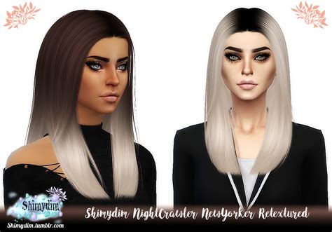 Shimydim Nightcrawler S Newyorker Hair Retextured Sims 4 Hairs