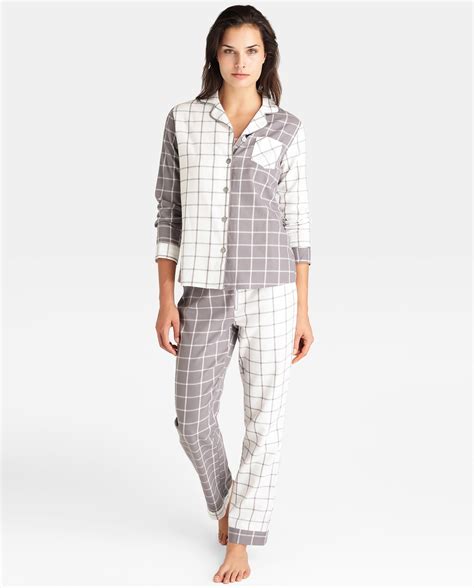 Pijama Largo De Mujer Énfasis Estampado En Cuadros · Énfasis · Moda · El Corte Inglés