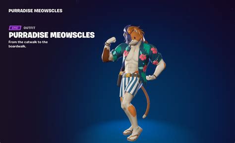 When Will Purradise Meowscles Be Launched In Fortnite Docemas