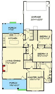 An attached garage built at an angle to the house also creates a unique area in the angled partition for a  more house plans with angled garages. 48 Best House Plans (1600-1800 sft) images | House plans ...