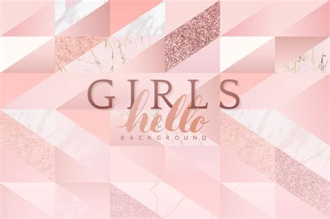 Girly Pink Background Free Vector