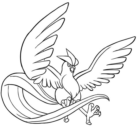 Articuno To Print Coloring Page Free Printable Coloring Pages For Kids