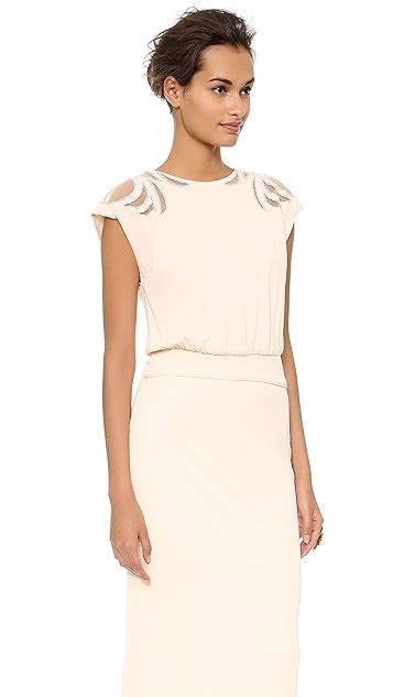 Badgley Mischka Collection Keyhole Gown Shopbop