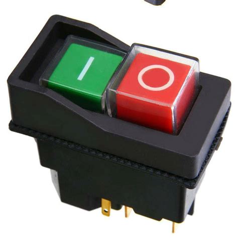 240v Onoff Switch With Undervoltage Trigger Machine Main Switch Ebay