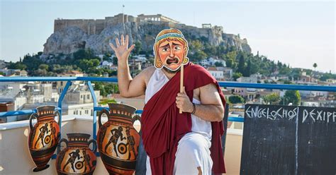 Ateny tajemnica morderstwa w starożytnej Grecji z widokiem na Akropol