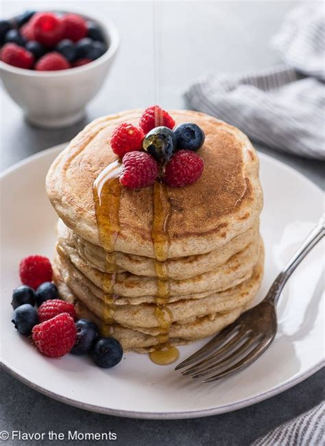 They are delicate and go down easy (you'll have to try them to know what i mean). Fluffy Greek Yogurt Pancakes - Flavor the Moments