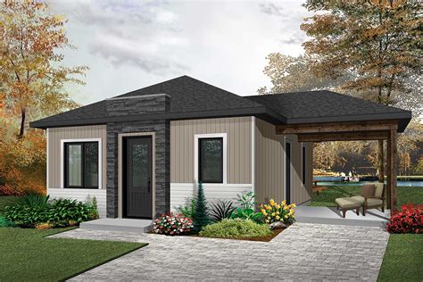 Two Bedroom Tiny Cottage 22404dr Architectural Designs House Plans