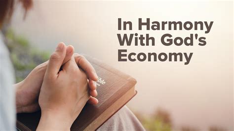 In Harmony With Gods Economy