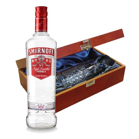 Buy Smirnoff Red Vodka In Luxury Box With Royal Scot Glass Online