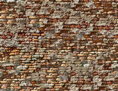 Damaged Bricks Texture Seamless 00102