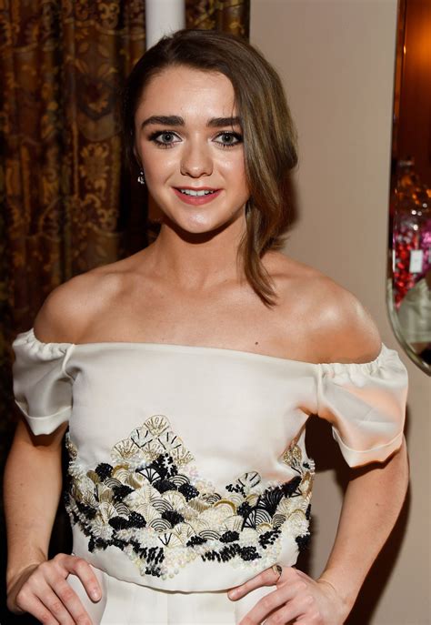 Maisie Williams At Ew Celebration Honoring The Screen Actors Guild