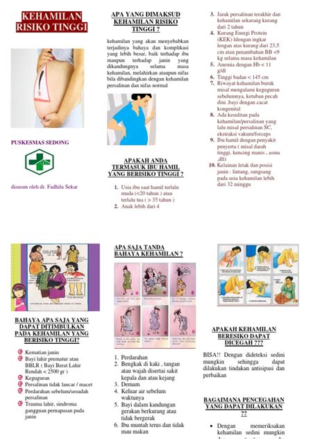 Leaflet Kelas Ibu Hamil