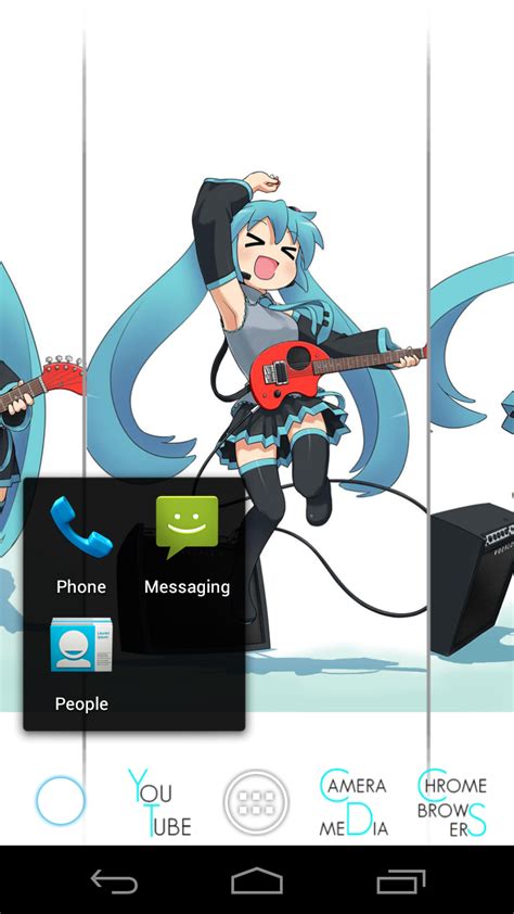 Hatsune Miku Theme Folder Preview Android By Cqs3a On Deviantart