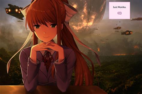When Monika Catches You Playing Other Games Ddlc