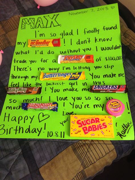 Cute Ideas For Your Boyfriends Birthday Examples And Forms