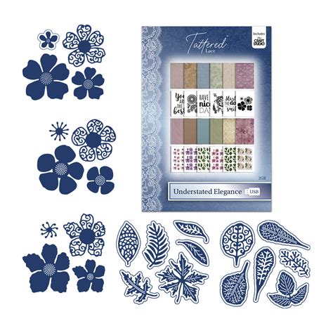 Floral Finest Collection Tattered Lace