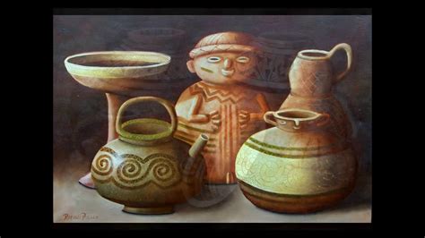 arte oleo pintura ceramicas precolombinas youtube