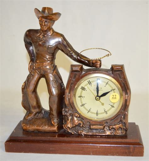 Vintage United Electric Animate Cowboy And Horse Clock Price Guide