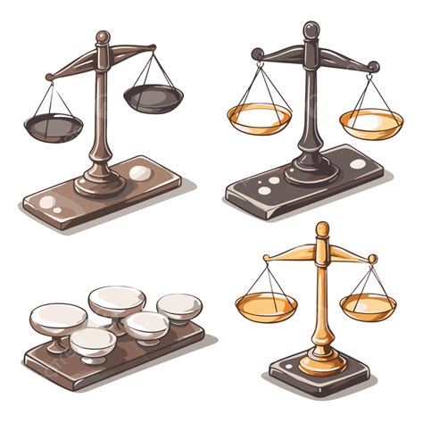 Checks And Balances Vector Sticker Clipart Justice Scale Scales