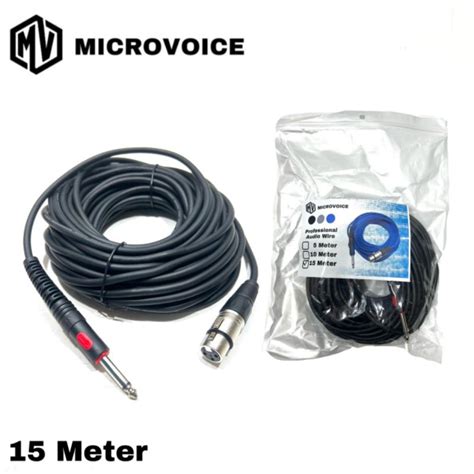 Jual Kabel Mic Microvoice 15 Meter Original Kabel Microphone 15 Meter