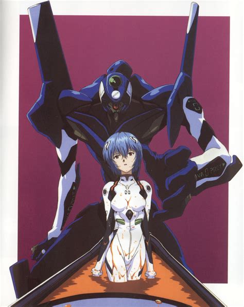 Neon Genesis Evangelion Rei Ayanami And Eva Unit 00 By Nakayama Katsuichi Neon Genesis