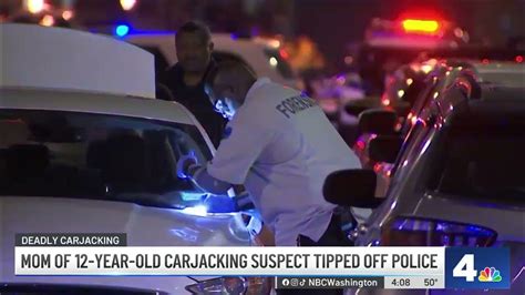 12 Year Old Carjacking Suspect Turned Into Police By Mother Nbc4 Washington Youtube