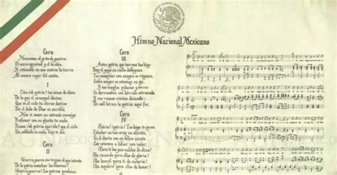 Quién Compuso La Letra Del Himno Nacional Mexicano Tus Buenas Noticias