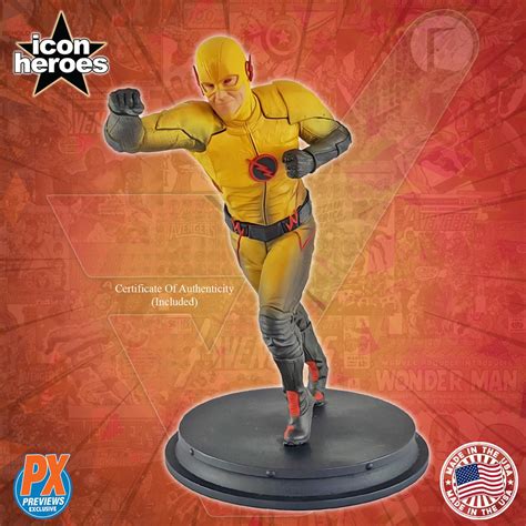 Icon Heroes Px Previews Exclusive Reverse Flash Paperweight Statue