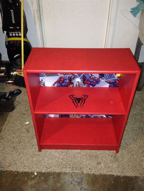 Spiderman Bookcase Toy Chest Bookcase Decor