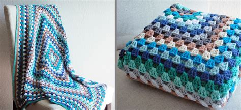 Square and ripple blanket muster/quelle/urheber: Tutorial: Bunte Granny Square Decke | Decke häkeln, Decke ...