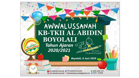 Awwalussanah Kb Tkii Al Abidin Boyolali Tahun Ajaran 20202021 Youtube
