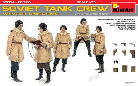 1 35 Soviet Tank Crew Winter Uniforms Special Edition Vše pro