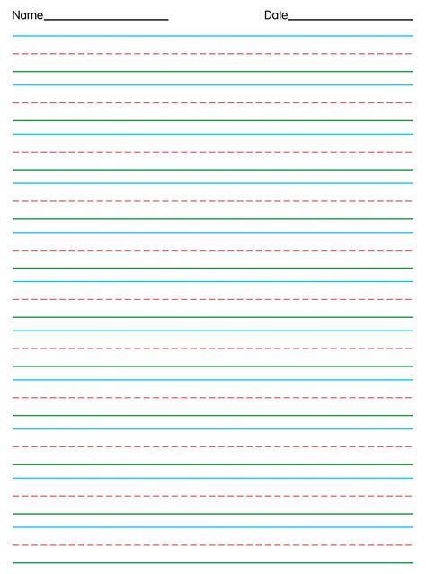 Printable Writing Paper 4be