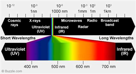 Wavelength Of Visible Light Spectrum Science Struck