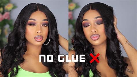 How To Wear Your Wig Without Glue Beginners Friendly Ft Myfirstwig