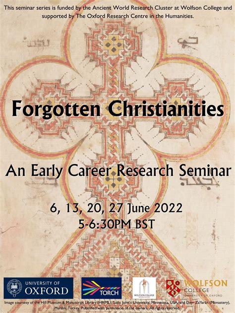 Forgotten Christianities 2022 Torch The Oxford Research Centre In