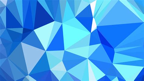 An Abstract Blue And White Background With Low Poly D