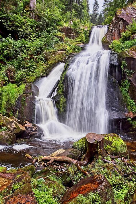 Triberg Waterfall Black Forest Photograph By Marcia Colelli Pixels