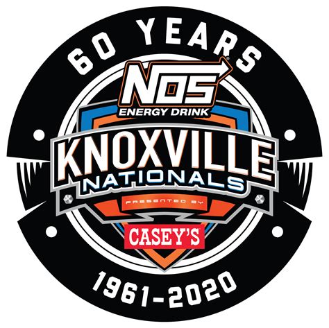 Knoxville Nationals 60 Years Logo Transparent Png World Of Outlaws