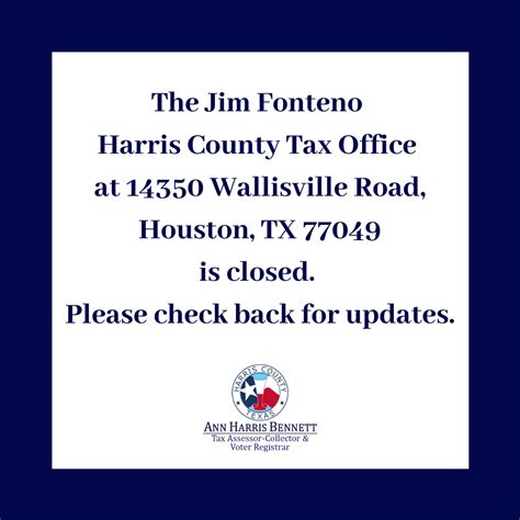 The Jim Fonteno Harris County Harris County Tax Office Facebook
