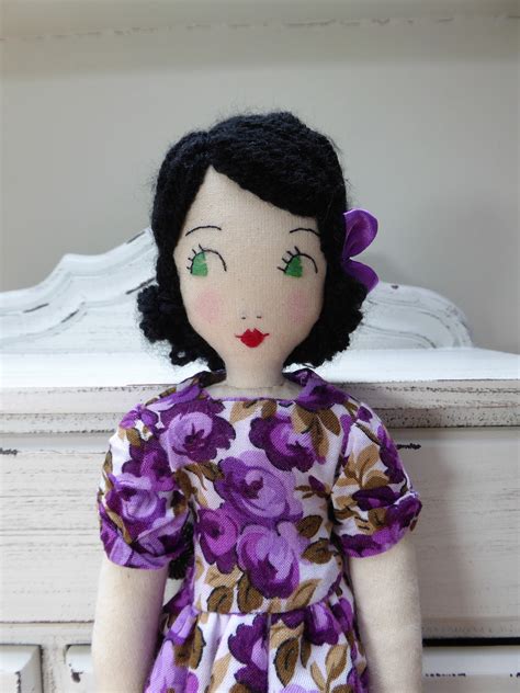 Little Cloth Heirloom Doll By Isabellas Secret Attic Etsy Art