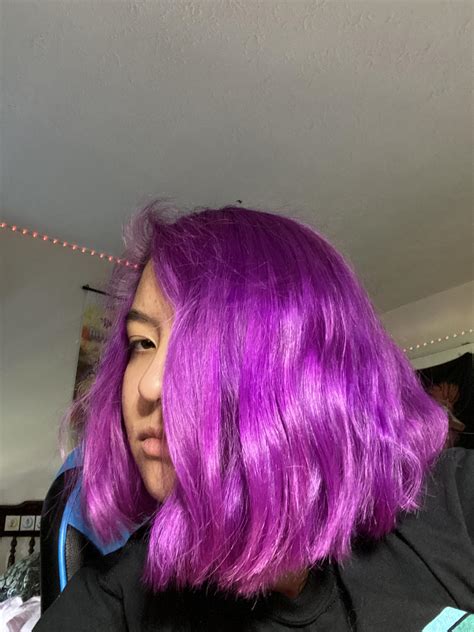 Help Can I Put Black Semi Perm Dye Over My Purple Hair I Bleached And