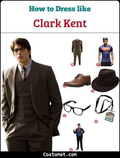 Clark Kent Superman Costume For Cosplay And Halloween 2023