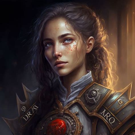 digital art girl digital portrait portrait art warrior girl fantasy warrior fantasy art