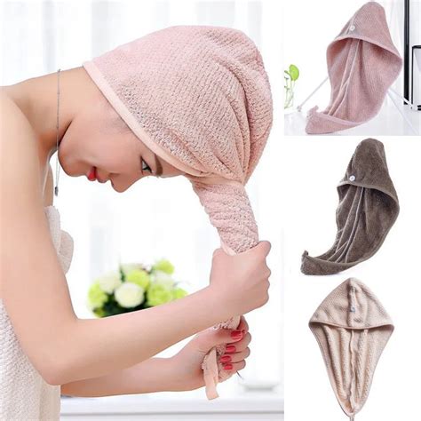 Super Absorbent Hair Drying Towel Convenient Hair Drying Towel Turban