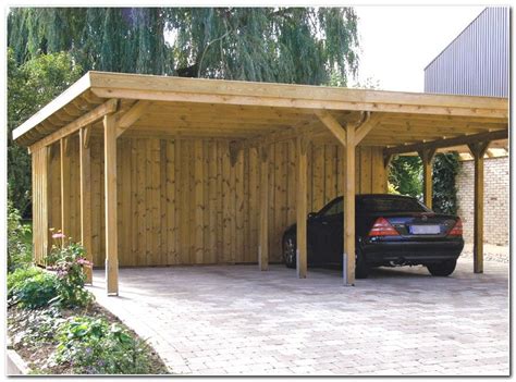 If you are planning to build a carport to store your vehicle, tractor, etc, our 12'x24' free pdf car port plan should provide a good idea how to build a wooden carport yourself. storage in the back - paint it all white or color of the house | Carport designs, Carport garage ...