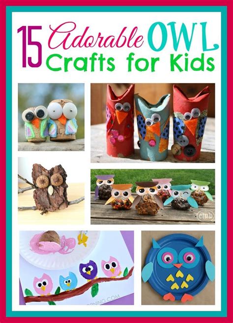 Owl Ts For Kids To Make Seeing Dandy Owl Crafts Crafts For Kids