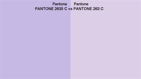 Pantone 2635 C Vs Pantone 263 C Side By Side Comparison