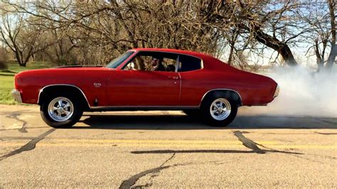 1970 Chevelle Ss Burnout Youtube