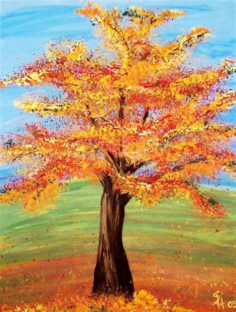 Abstract Art Inspiration Autumn Trees Love Art
